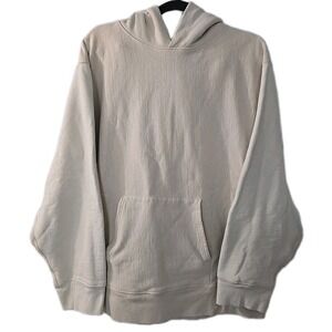 Yeezy Season 3 Off White Cream Hoodie Sweatshirt Large Kanye West Oversized